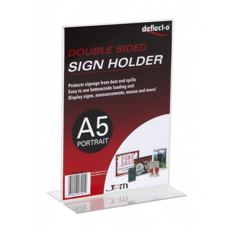 A5 Portrait Menu holder