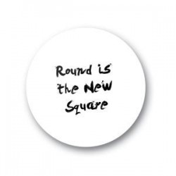 Round Glass Writing Board