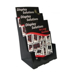 Sustainable Office Brochure Holder A4, 3 Tier x 1 Wide