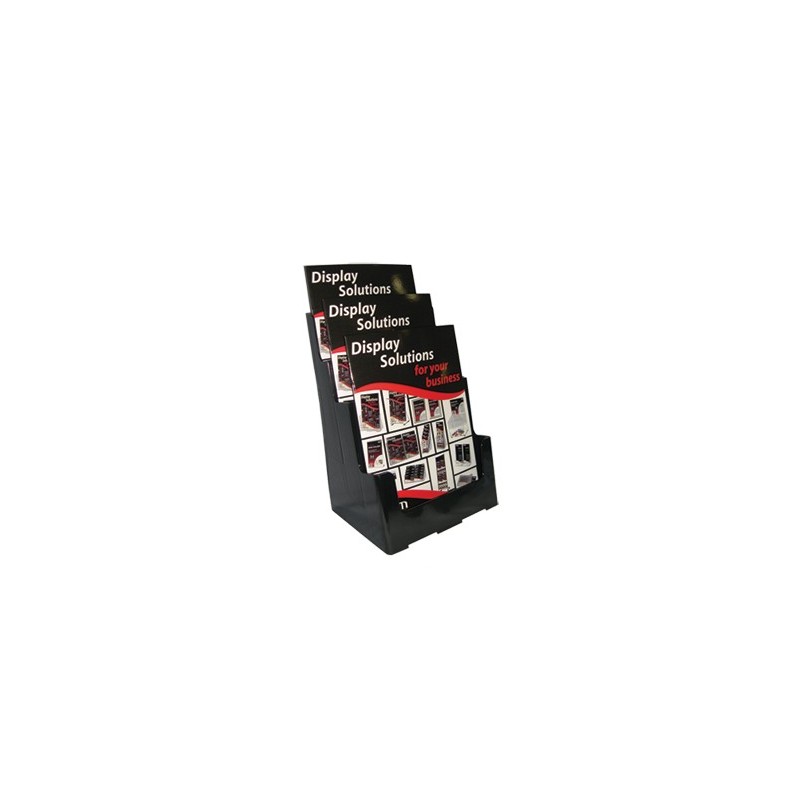 Sustainable Office Brochure Holder A4, 3 Tier x 1 Wide