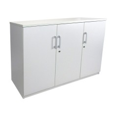 Sonic White Storage Credenza