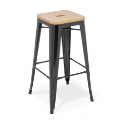 Industry Bar Stool with...