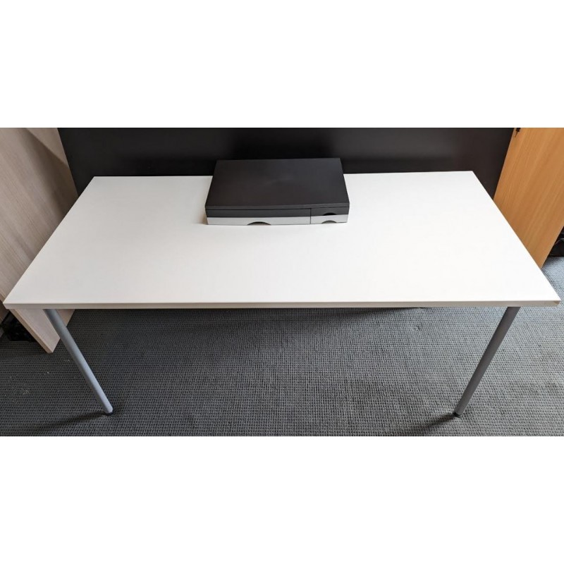 Preloved Desk 1550x750 mm White with Monitor/Laptop Stand