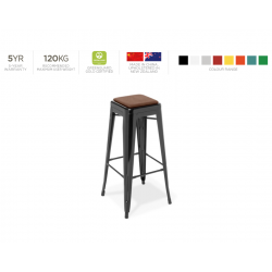 Industry Bar Stool With...
