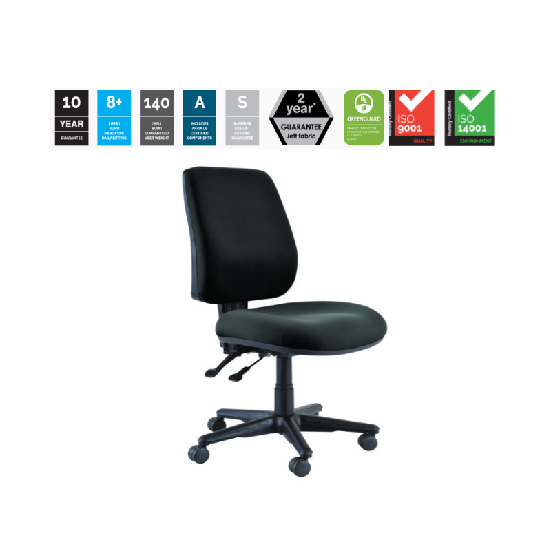 Buro Roma 2 Lever High Back Office Chair