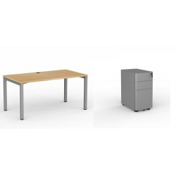 Cubit Desk 1500x800 mm +...