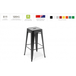 Industry Bar Stool Without...