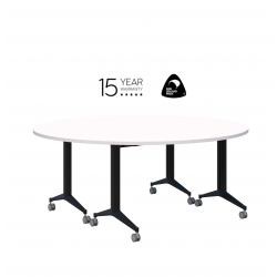 Accent Boost Round Flip Table