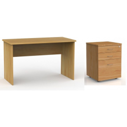 Ergoplan Desk with Mobile 1200