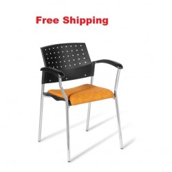 552 Chrome Frame Chair With Seat Upholstered