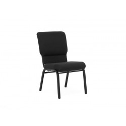 Church Chair Black Fabric