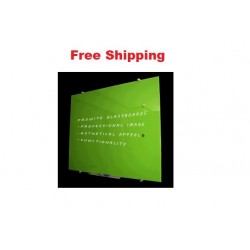 Magnetic Glassboards Green Free Delivery