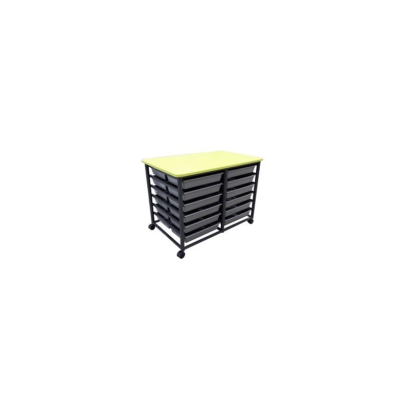 Mobile Tote Storage Metal Frame 955mm x 550mm x 720mm
