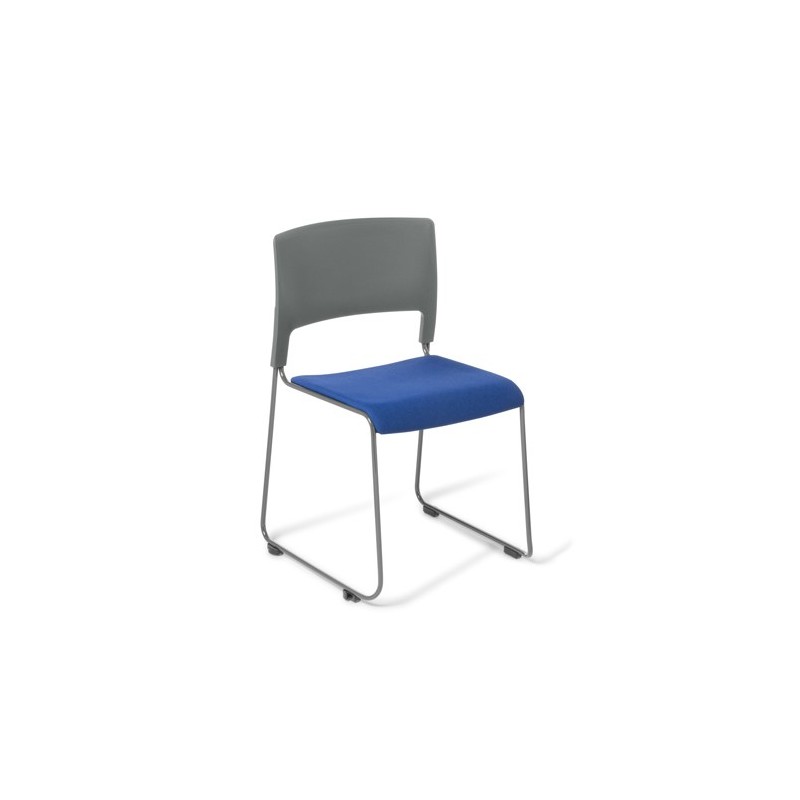 Slim Chair With Seat Upholstered