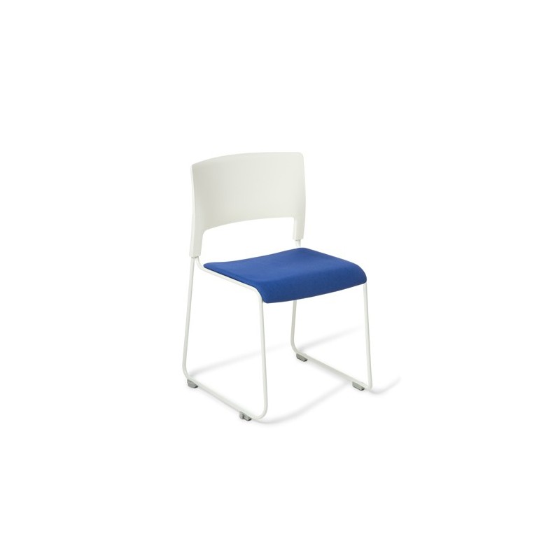 Slim Chair With Seat Upholstered