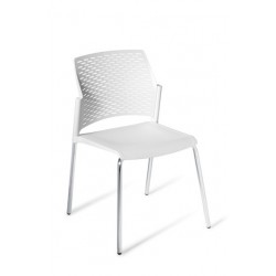 Punch 4-leg Chrome Frame Chair 