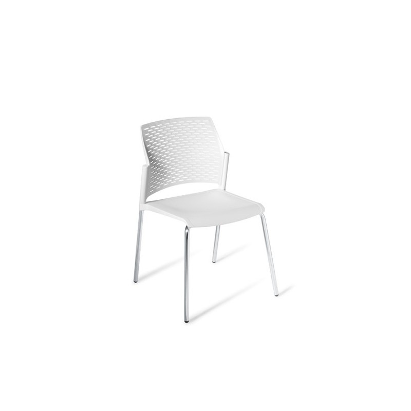 Punch 4-leg Chrome Frame Chair 