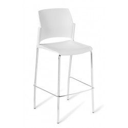 Spring Chrome Frame Bar Stool