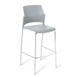 Spring Chrome Frame Bar Stool