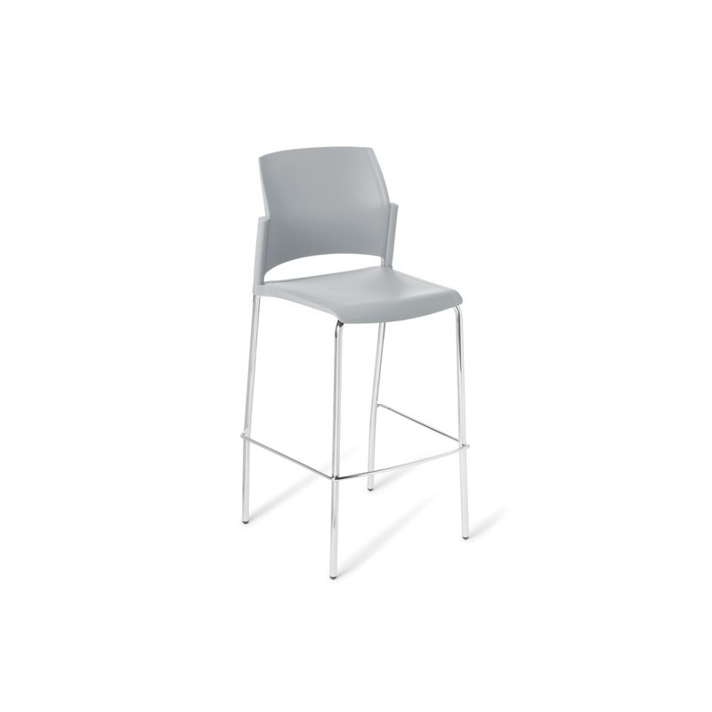 Spring Chrome Frame Bar Stool