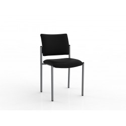 Que Stacker Chair Black PU
