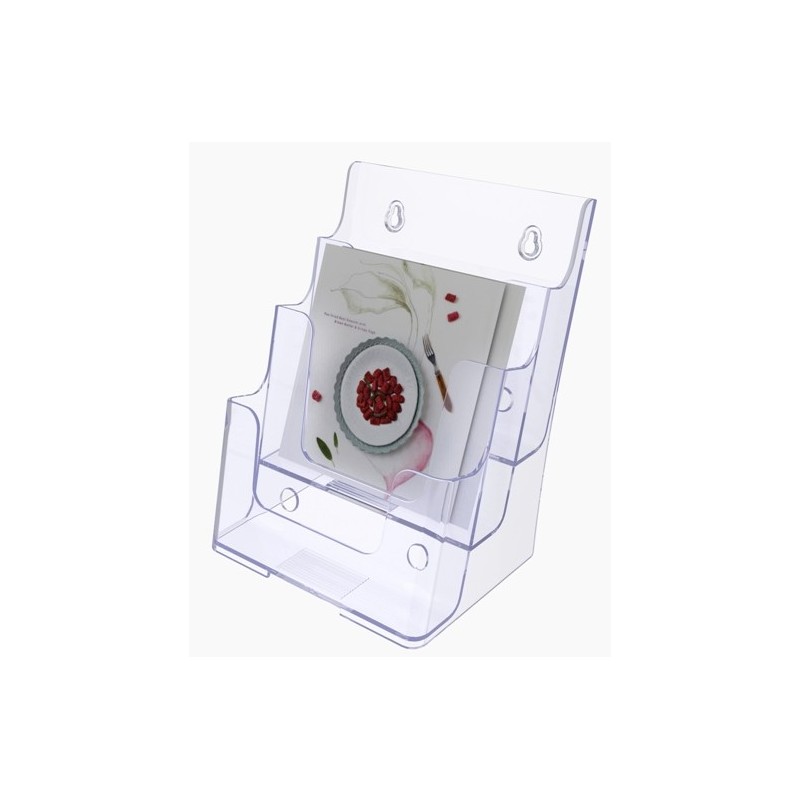 Free Standing/Wall Mounting A5 3-Tier Brochure Holder