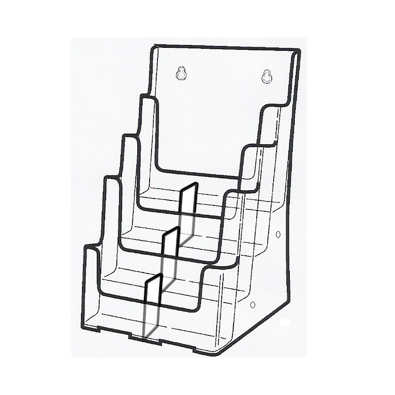 1 Tier A4, 3 Tier 2 x DLE Brochure Holder