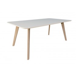 Accent Oslo Rectangle Meeting table White top