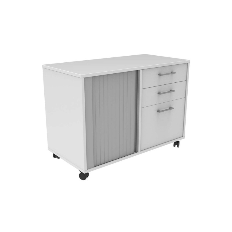 Accent Mascot Caddy (drawers/tambour) RH/LH Non-locking Mobile
