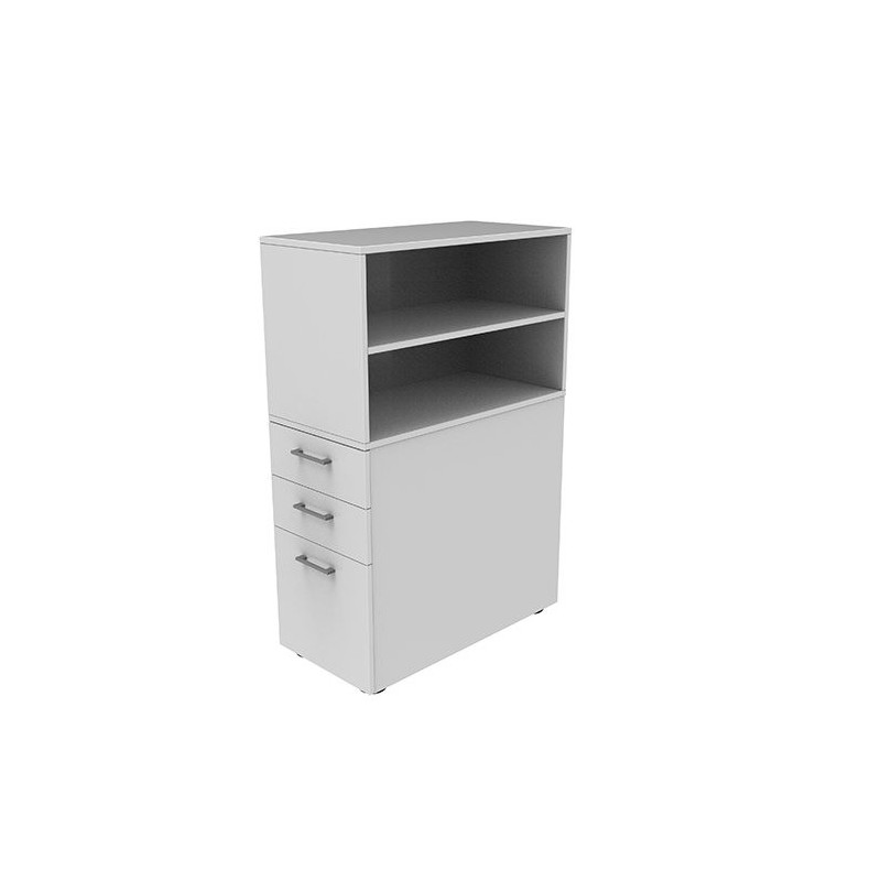 Accent Mascot RH/LH Non-locking Personal Storage system (drawers/open)