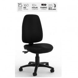 Strauss Highback Chair Black PU