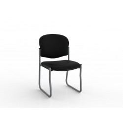 Raz 2 Skid Chair Black PU