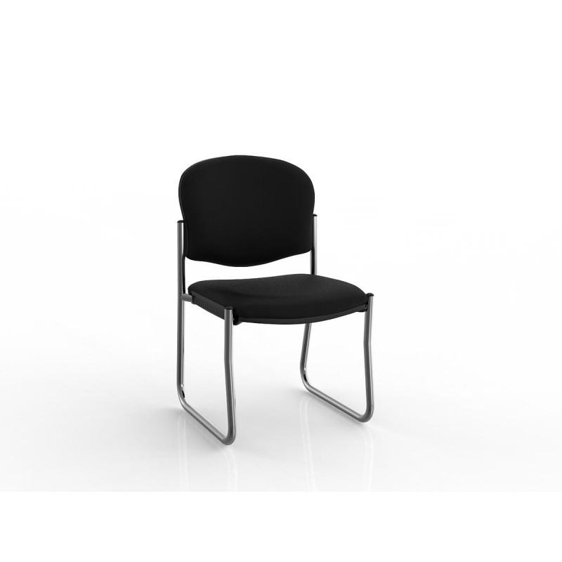 Raz 2 Skid Chair Black PU