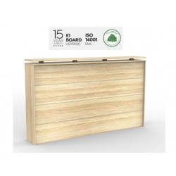 Cubit Reception desk front 1800 Atlantic oak