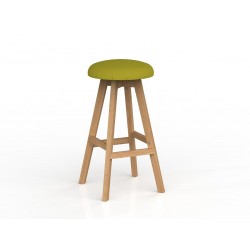Luna Button Barstool Splice Fabric