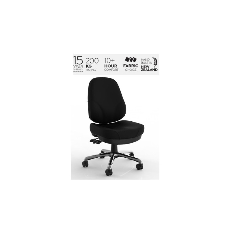 Plymouth Heavy Duty Chair Black PU